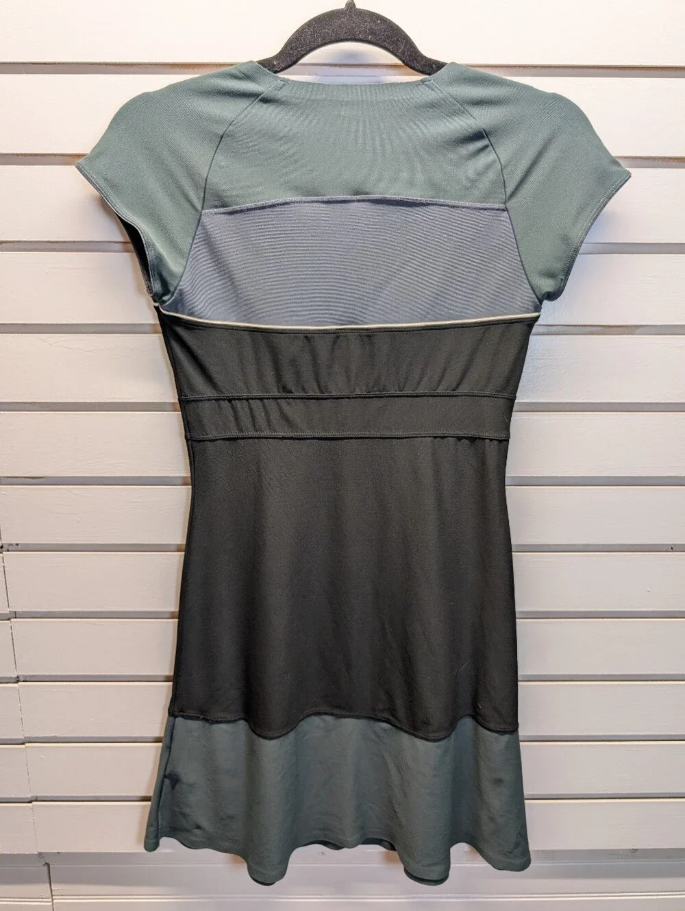 Nike Women's Mini Dress Teal and Charcoal